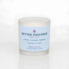 i Truly Adorn You Better Together candle with sky blue label reading 'Better Together' on a white background